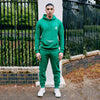 DF London Studious EST-2006 Embroided Parrot Green Fleece TrackSuit 13651