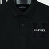 TH  Embroided H Logo Black Polo 13299