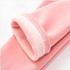 CJ Multi Plain Pink Warm Inner Furr Legging  13385