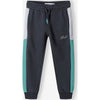 MNT Minotic Embroided Aqua Green & Dark Grey Terry 2 Piece Trouser Set 13261