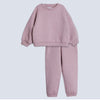 5.10.15 Quilted Warm Dull Tea Pink Sweatshirt & Trouser 2 piece set 13263