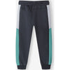 MNT Minotic Embroided Aqua Green & Dark Grey Terry 2 Piece Trouser Set 13261