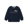 MNG  SNOOPY Applic Navy Blue Terry Sweatshirt 13662