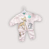 DSNY Bambi Deer Print Light Pink Fleece Tracksuit 13438