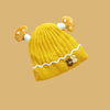 CN Mushroom Ears Mustard Warm Cap 13634