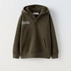 ZR District of Tokyo Style khaki Fleece Hooded Track Suit 13393