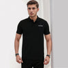 TH  Embroided H Logo Black Polo 13299