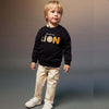 MNG Lion Print Navy Blue Terry Sweatshirt 13402