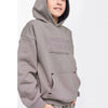 LS Digital Athlete Triangle Logo Fleece Grey Hoodie 13647