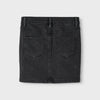 NME IT  Black Stones Dark Grey mini Skirt 13311