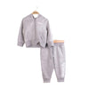 BNCH  Logo Print Grey Zipper Hoodie With Trouser 2 Piece Set 13240