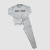 Stone Island Embroided Compass Logo Grey Fleece TrackSuit 13255