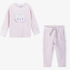 5.10.15 Bear Applic Thermal Pique Light Pink Track suit 12816