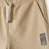 L&S WILD Summer White  Cord Beige Shorts 14008