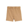 CA Plam Tree Badge Kangaroo Pocket Brown Terry Shorts 13182