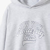 5.10.15 New York Amazing Club Textured Grey Hoodie 13904