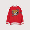 LCW New York,TokYo, London Embroided Red  Fleece Base Ball Jacket  13614