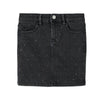 NME IT  Black Stones Dark Grey mini Skirt 13311