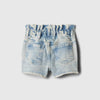 GAP K Elastic Waist Light Denim Shorts 13994