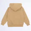 LE LTD Embroided Fleece Beige Zipper Hoodie 13886