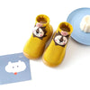 CN fashion Lion  Mustard Silicon  Grip Sole Socks 13630