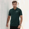 TH  Embroided H Logo Green Polo 13301