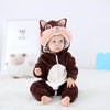 Squirrel Style Fur Warm Brown Romper 11905