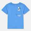 CA Shark Pocket Summer Dude Blue T-Shirt 13131