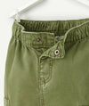 TAO Side Pocket Style Regular Fit Olive Green  Cotton Pants 13294