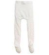 CA Pink Polka Dots off White Socks Legging 13699