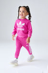 ADS Logo Print Pink  Terry TrackSuit 13657