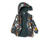 TG All Over Animal farm Print Ocean  Hooded Puffer Jacket 13596