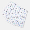 KHL Just Born Bear With Baby White Cotton Wraping Sheet 12945