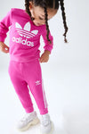 ADS Logo Print Pink  Terry TrackSuit 13657