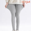 CJ Plain Grey Warm Inner Furr Legging 13379