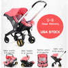 Baby Car Seat & Travel Stroller Convertible Car Seat and Pram Red  13546