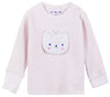 5.10.15 Cat Face Thermal Full Sleeves Baby Pink Shirt 13745