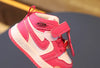 KEK Nike Style Strawberry  Bear Face Dark Pink Shoes 13610