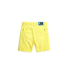 OM 83 Racer Cord Yellow Cotton Shorts 13302