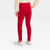 CJ Plain  Red Warm Inner Furr Legging 13382