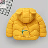 CN Kangaroo Print Mustared Warm Puffer Jacket 13425