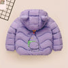 CN Kangaroo Print Cool Purple Warm Puffer Jacket 13429