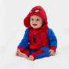 MRVL Spider Man Warm Fluffy Furr Fleece Blue Romper 13332