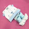 AFR Cub Style Socks with Cap Light Blue 2 Piece Infant Set 13189