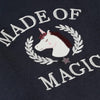 MNG Made Of Magic Unicorn Embroidery Dark Grey Terry Sweatshirt 13622