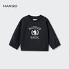 MNG Made Of Magic Unicorn Embroidery Dark Grey Terry Sweatshirt 13622