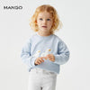 MNG Best Follower Duck Embroided Light Blue Terry Sweatshirt 13408