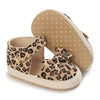 VLSN Leopard Print Brown  Bow Style Prewalker 13936