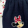 GRG Minnie Mouse Applic Blue Dungaree with Print T-Shirt 2 Piece Set 13331