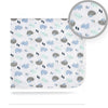 KHL Just Born Bear With Baby White Cotton Wraping Sheet 12945